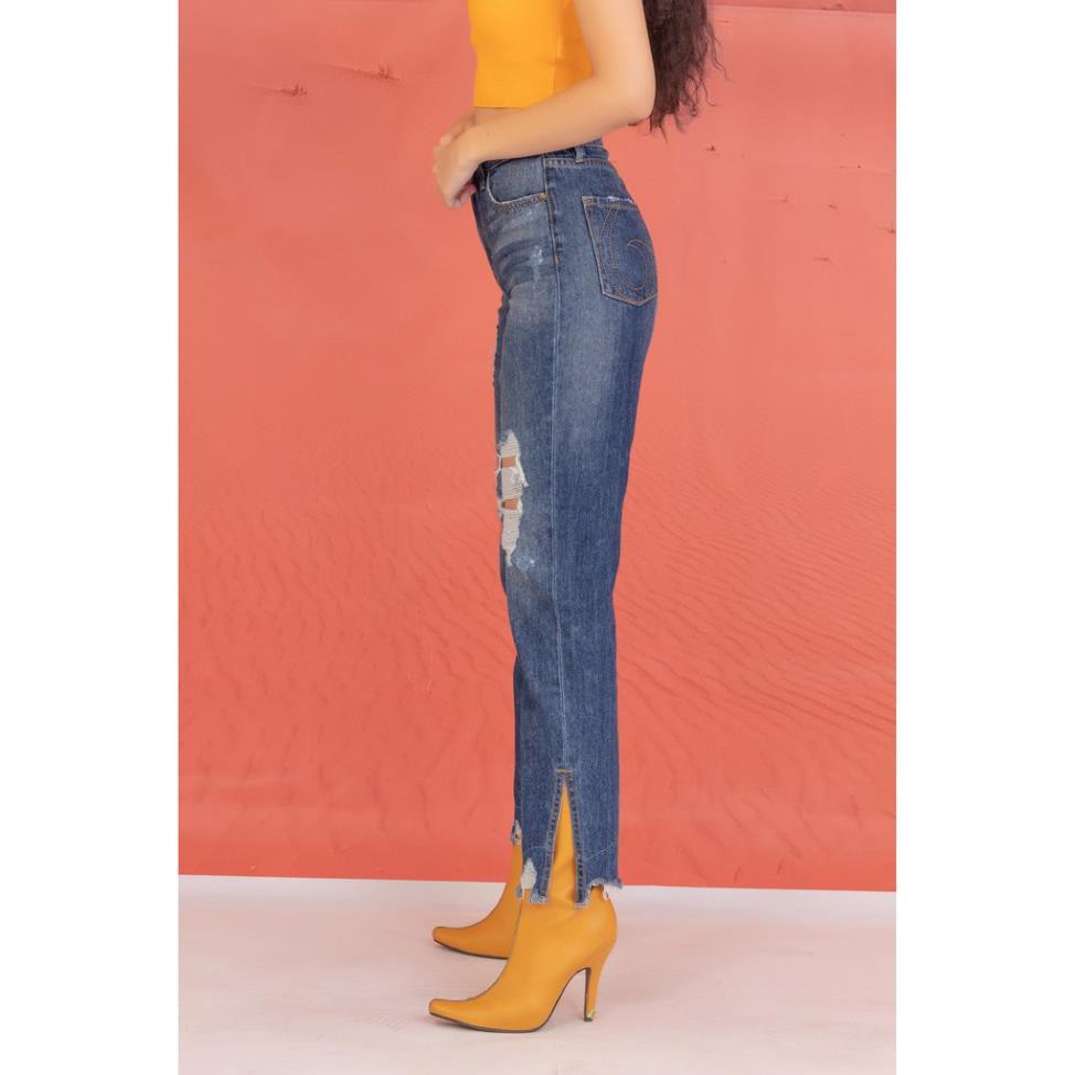 [Mã FAMALLT5 giảm 15% đơn 150k] Quần jean nữ dáng straight - 319WD1083F1990 - V-SIXTYFOUR  ྇ ྇