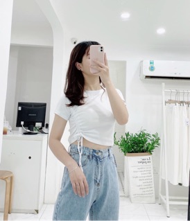 Croptop rút dây