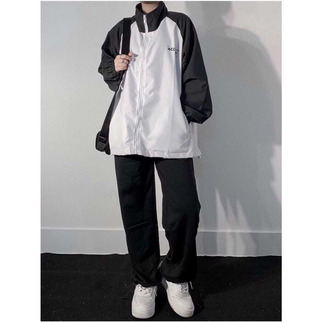 Áo Gió Bomber Nam Nữ  Form Rộng 2 Lớp Acover Vải Dày Mịn Thoáng Mát Thiết Kế Thời Trang Kiểu Dáng Năng Động