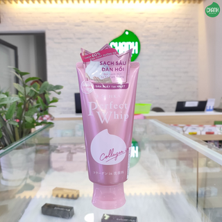 Sữa Rửa Mặt Senka Perfect Whip Collagen 120g