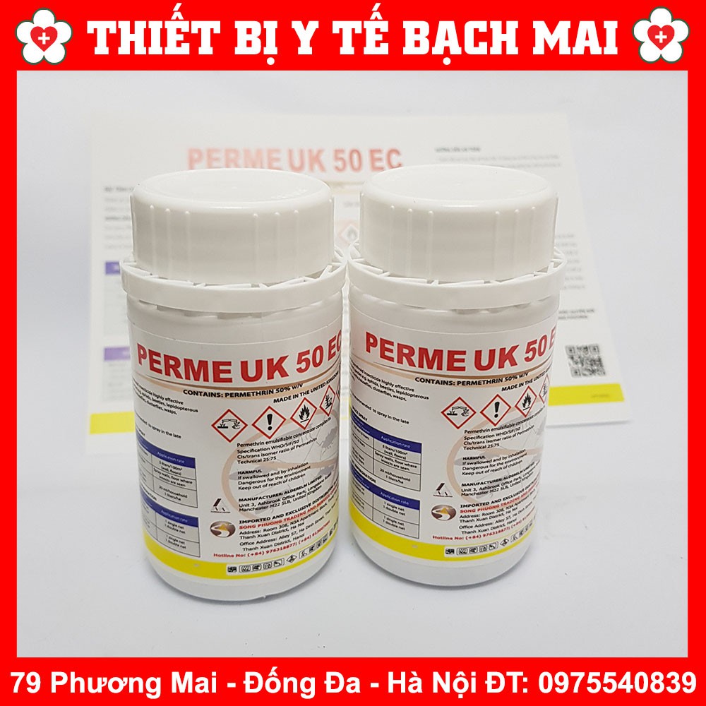 Thuốc Muỗi PERME UK 50 EC 100ml  NHẬP KHẨU ANH QUỐC