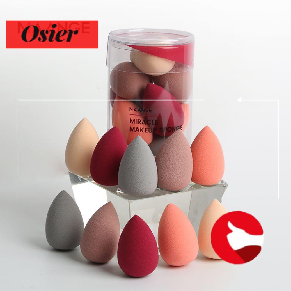 Set 10 Mút Trang Điểm Mini Hình Giọt Nước / Quả Bầu Nhiều Màu Sắc