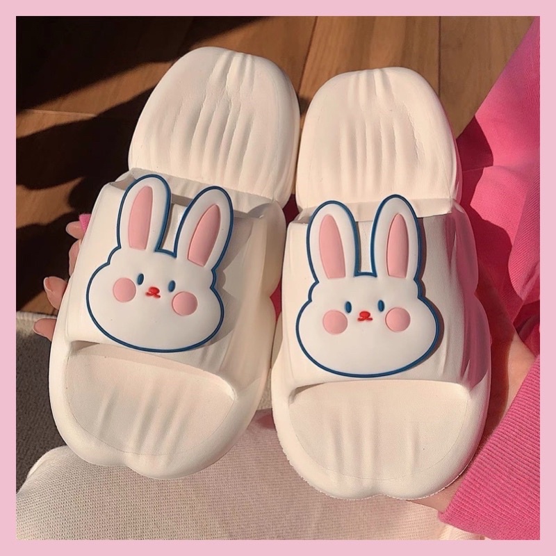 {LOẠI 1}Dép bánh mì,dép quai ngang nữ hình thỏ cute cực dễ thương