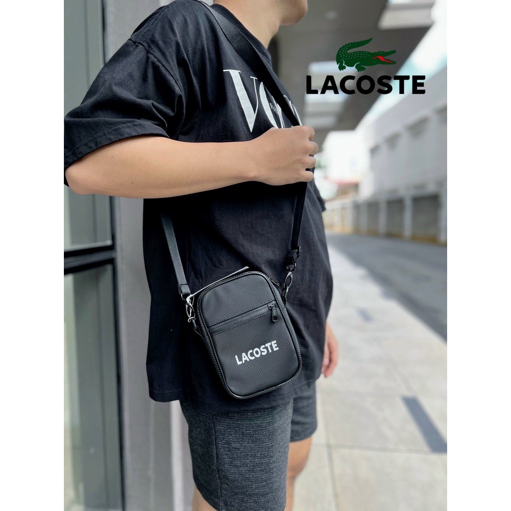 Túi đeo chéo FESTIVAL BAG SLING LACOSTEE nam nữ Unisex nhỏ gọn tiện dụng trẻ trung hàn quốc