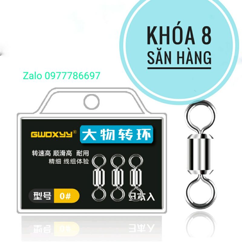 khóa 8 xoay GWOXYY câu đài cao cấp chuyên săn hàng