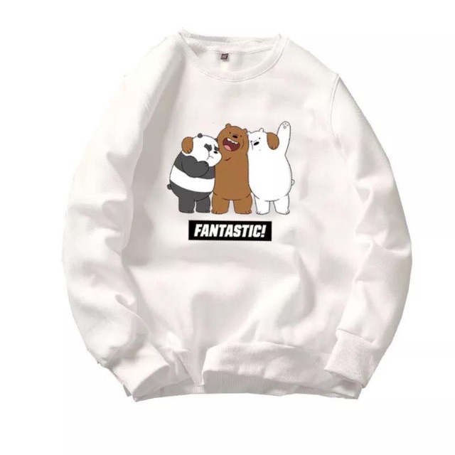 Áo sweater nỉ lót bông nam nữ