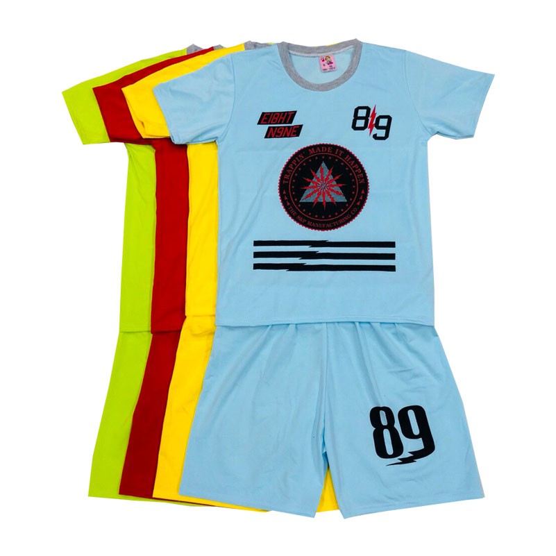 combo 2 bộ đồ thể thao dành cho bé trai và bé gái, trang phục vui chơi ngoài trời cho cả bé trai và bé gái