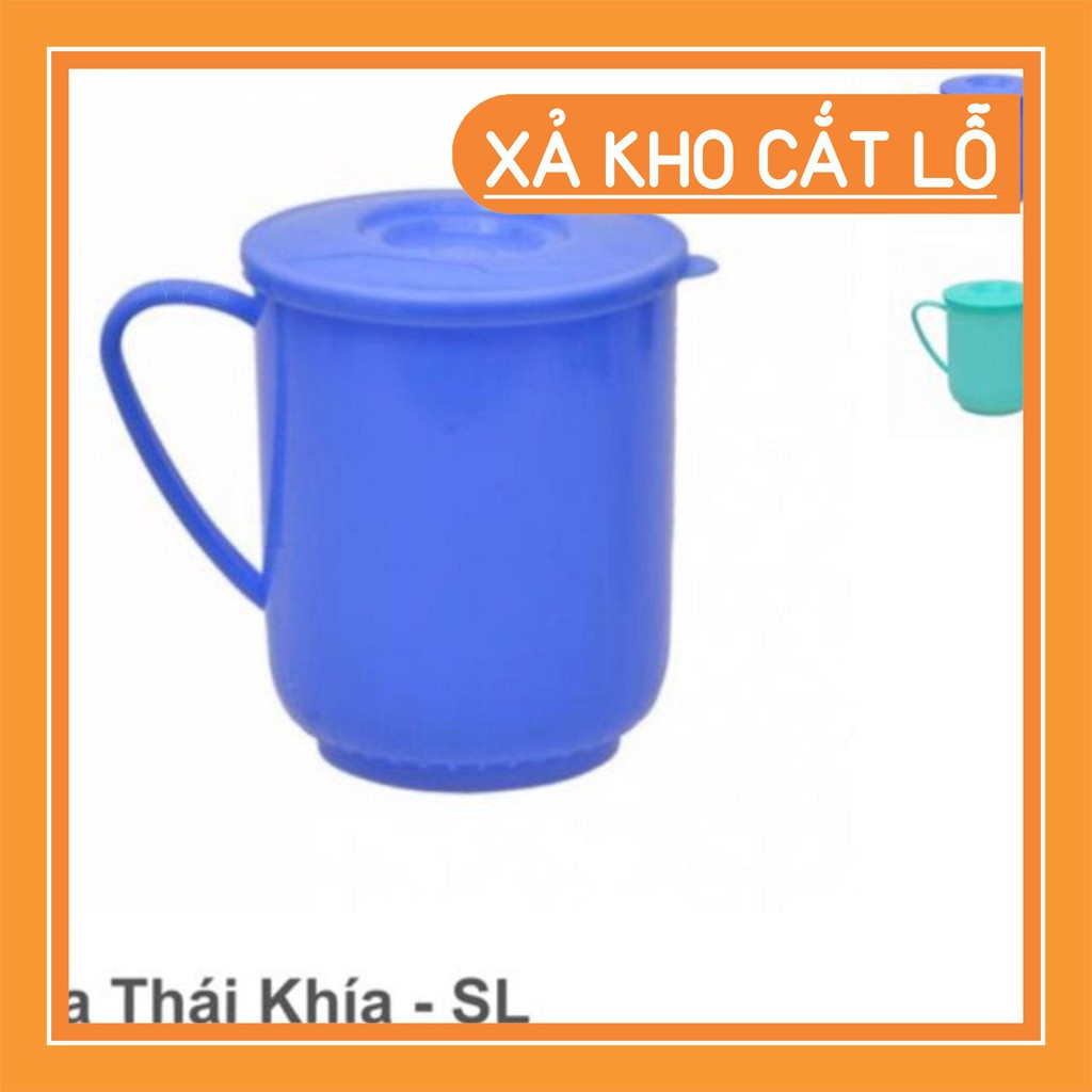 (thanh lý giá sỉ) Sale combo 3c ca nhựa có nắp bảo đầm an toàn tuyệt đối