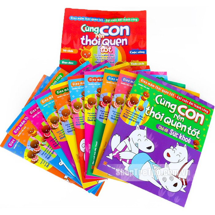 Bộ sách Cùng Con Rèn Thói Quen Tốt (Bộ Túi)