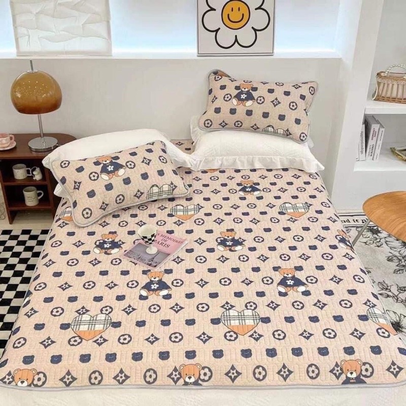 Chiếu Điều Hoà Cao Su Non 4D Tencel Luxury m6/m8/2m2