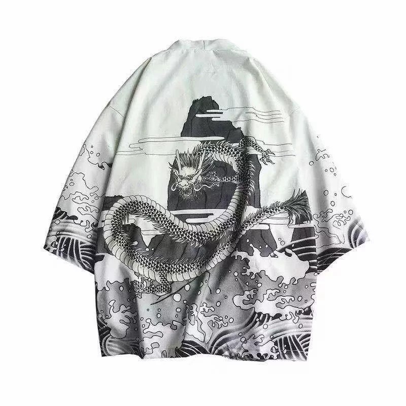 Áo Khoác Kimono Phong Cách Retro Nhật Bản Size S-3xl | BigBuy360 - bigbuy360.vn