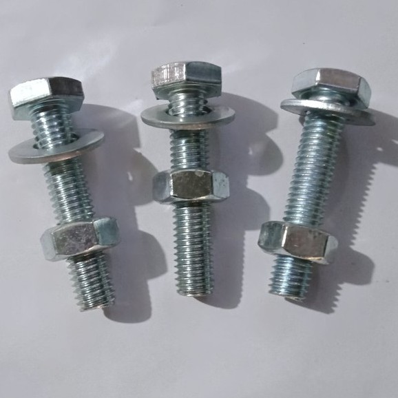 Bộ bu lông- ecu M6 M8 M10 có vòng đệp