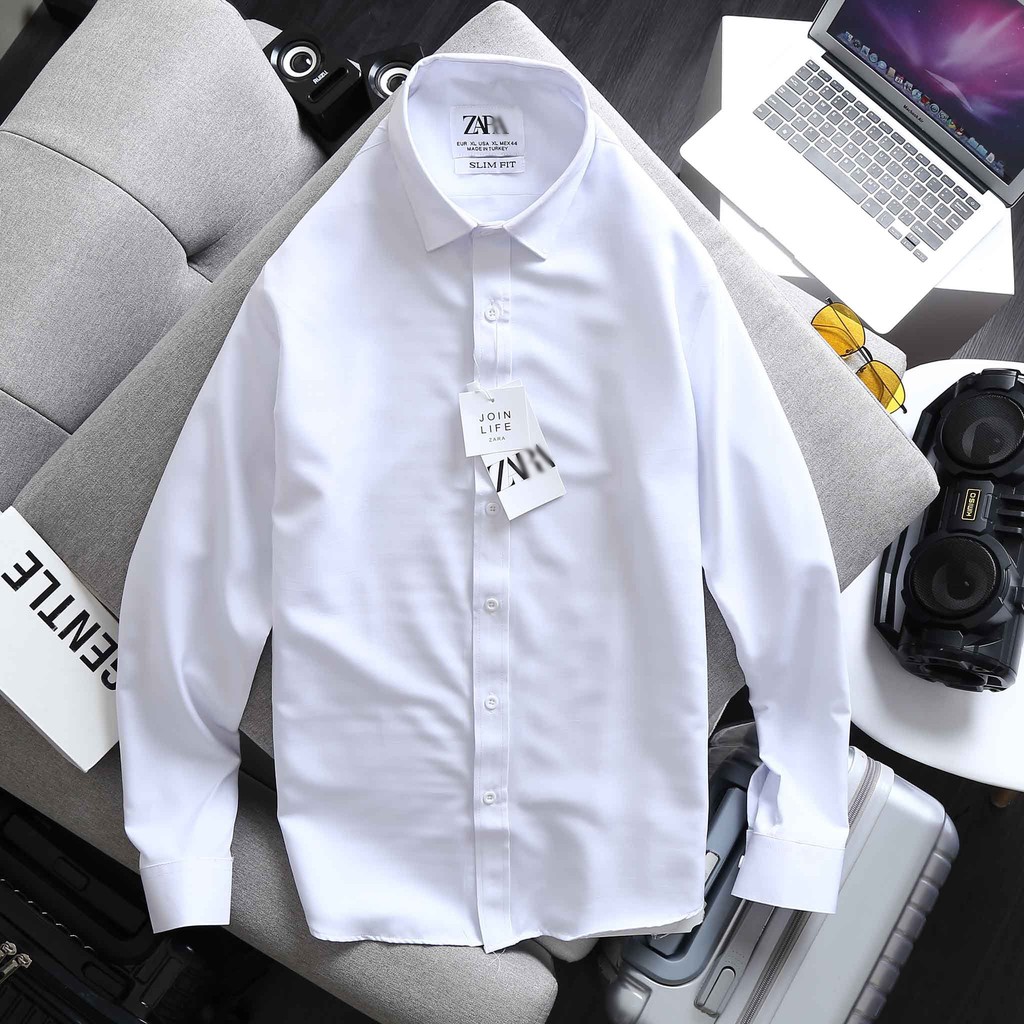 [VNXK] Áo Sơ Mi Nam - Hàng xuất - Sơmi Nam Công sở chất lụa chéo hot 2021 | BigBuy360 - bigbuy360.vn