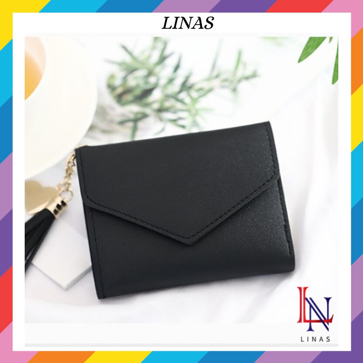 Ví nữ ngắn kèm tua rua dễ thương bỏ túi nhỏ gọn MT105 | BigBuy360 - bigbuy360.vn