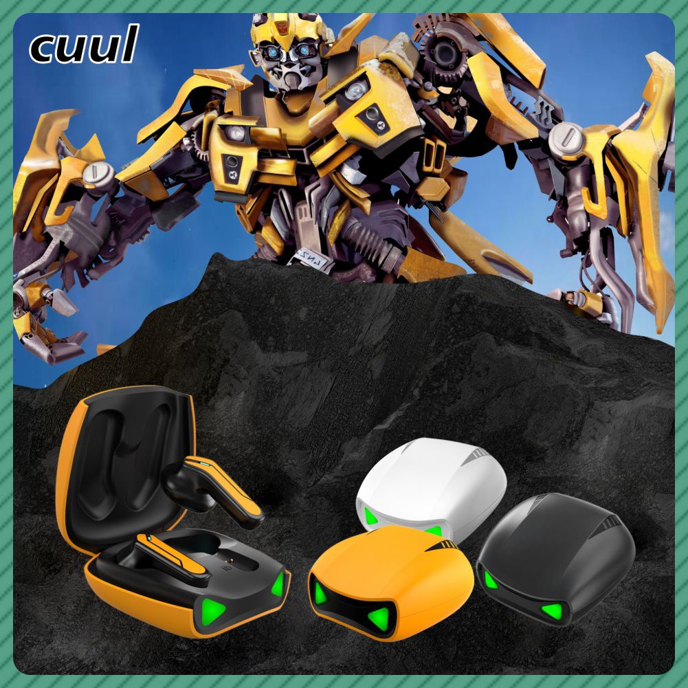 Còn Hàng Tws Bluetooth 5.0 Tai Nghe Không Dây Bluetooth-Tương Thích Tai Nghe Tai Nghe Tai Nghe Nhét Tai Độ Trễ Thấp Không Dây Bumblebee Tai Nghe Chụp Tai Dành Cho trò Chơi Cá Tuyết
