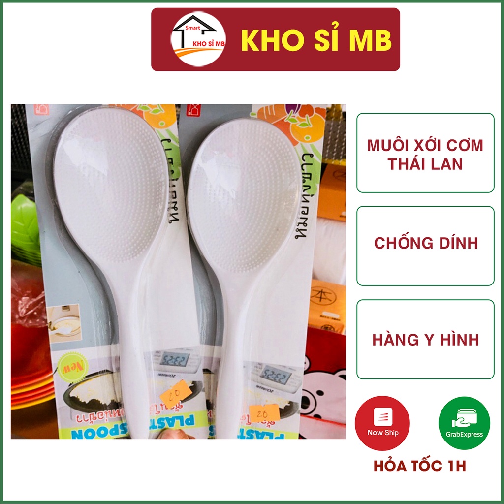 muôi xới cơm chống dính muỗng lấy cơm chịu nhiệt Thái Lan tiện dụng kho sỉ mb