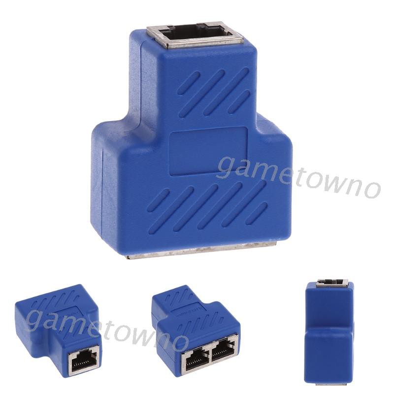 Đầu Nối Tách Dây Cáp Mạng Lan Rj45 1 Sang 2 Chiều