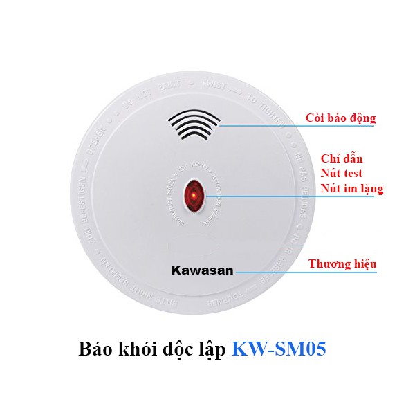 Thiết bị báo Khói độc lập KAWASAN KW- SM05