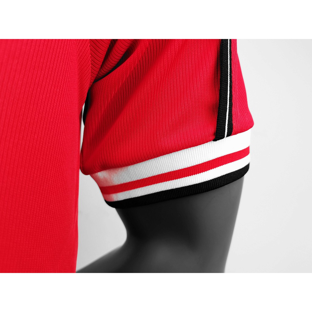 Áo Thun Đá Banh Màu Đỏ Số 98-99 MU Phong Cách Retro