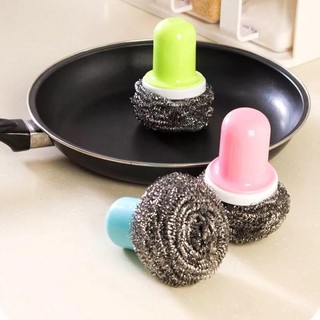 Cọ Xoong Tay Cầm Ngắn / Cọ Xoong Có Tay Cầm