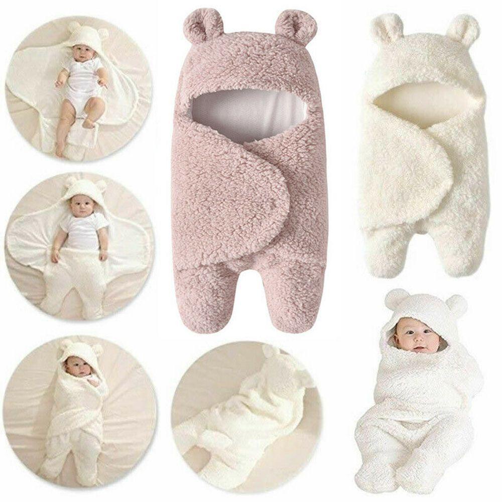 EUTUS Áo Liền Quần Có Nón Trùm Mềm Mại Giữ Ấm Cho Bé