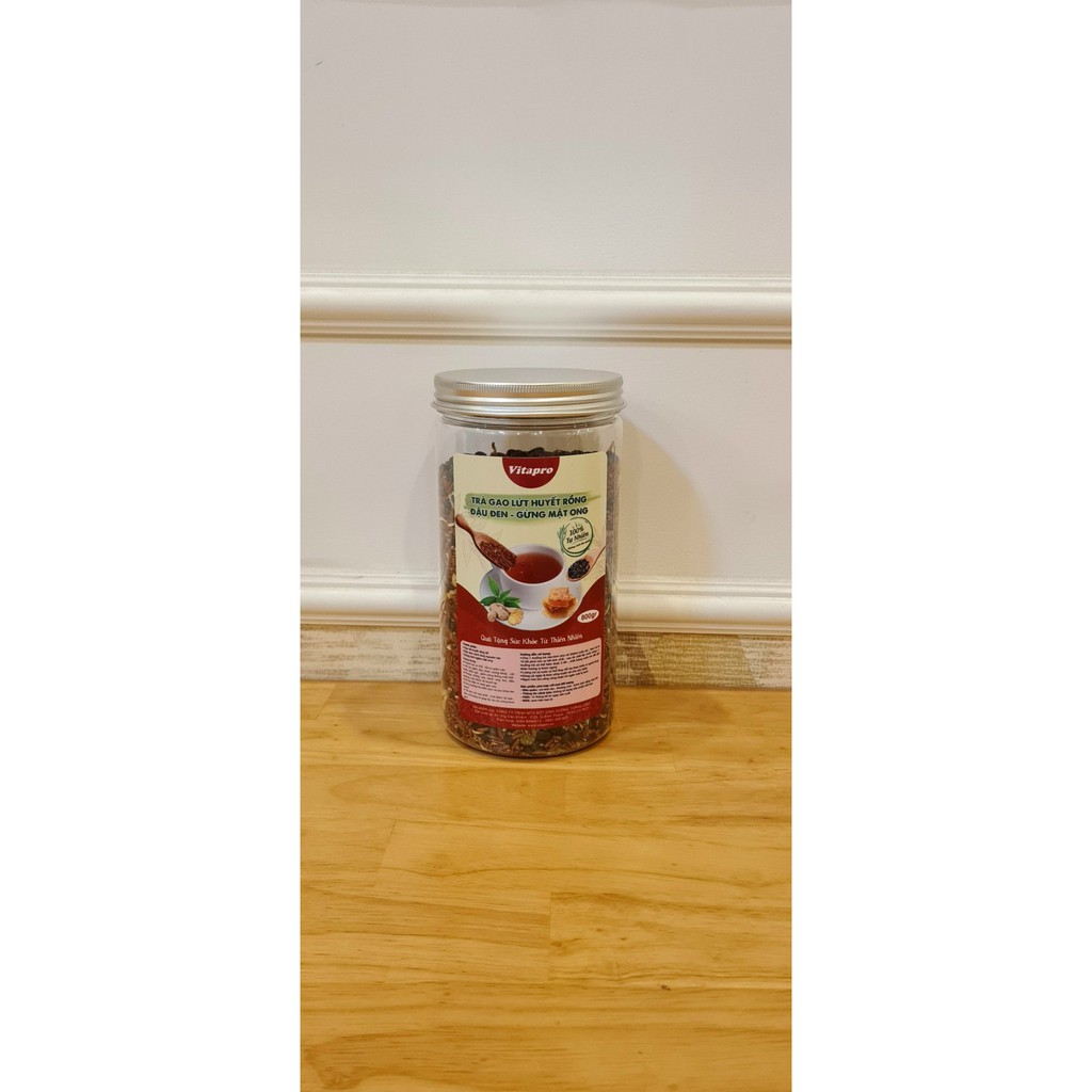 TRÀ GIẢM CÂN 🌾TRÀ GẠO LỨT ĐẬU ĐEN GỪNG MẬT ONG