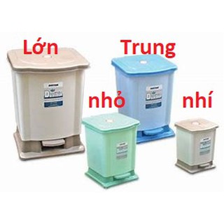 Thùng rác đạp Lớn Duy Tân