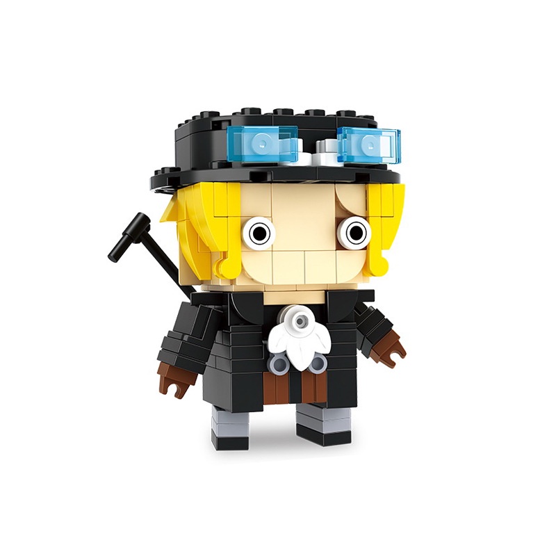 Bộ Đồ Chơi Lắp Ráp Mô Hình Chibi Các Nhân Vật Anime One Piece Đảo Hải Tặc Luffy Ace Sabo Garp Shanks Boa annhienstore19