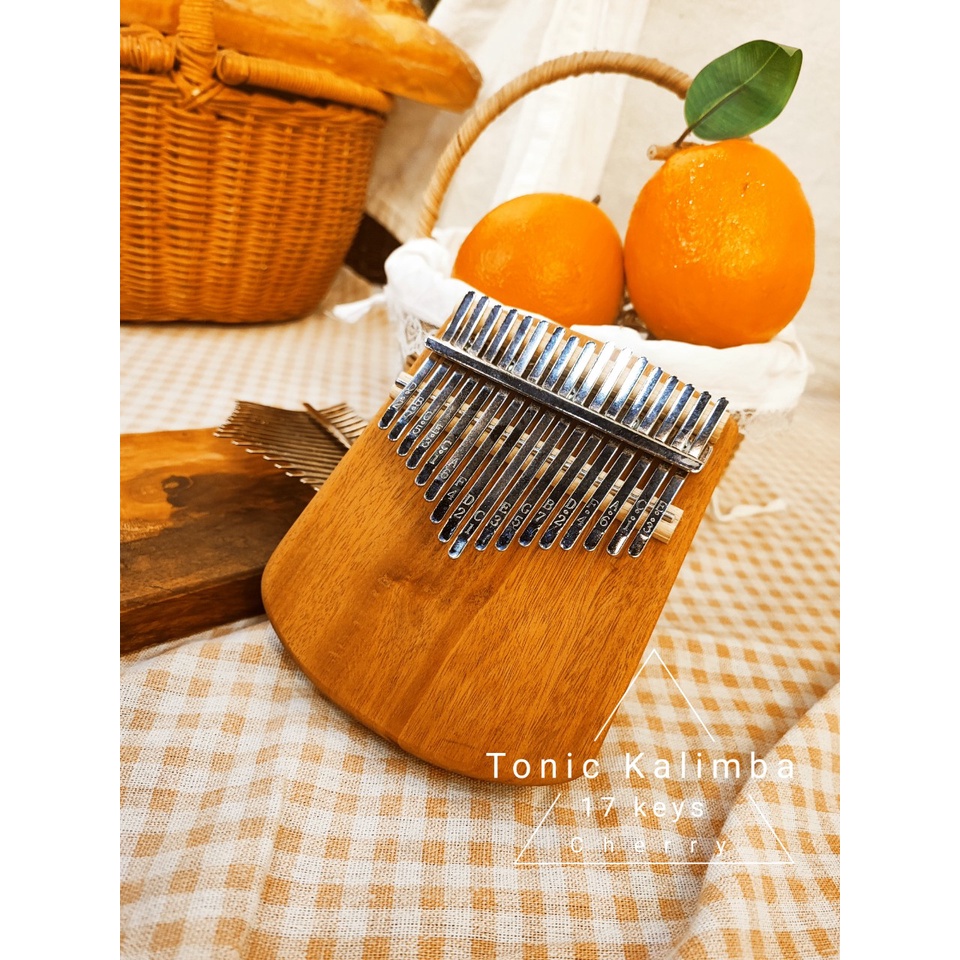 Đàn kalimba 17 phím gỗ nguyên khối Mahagony GECKO000045- Gỗ xoan đào cao cấp âm thanh sáng