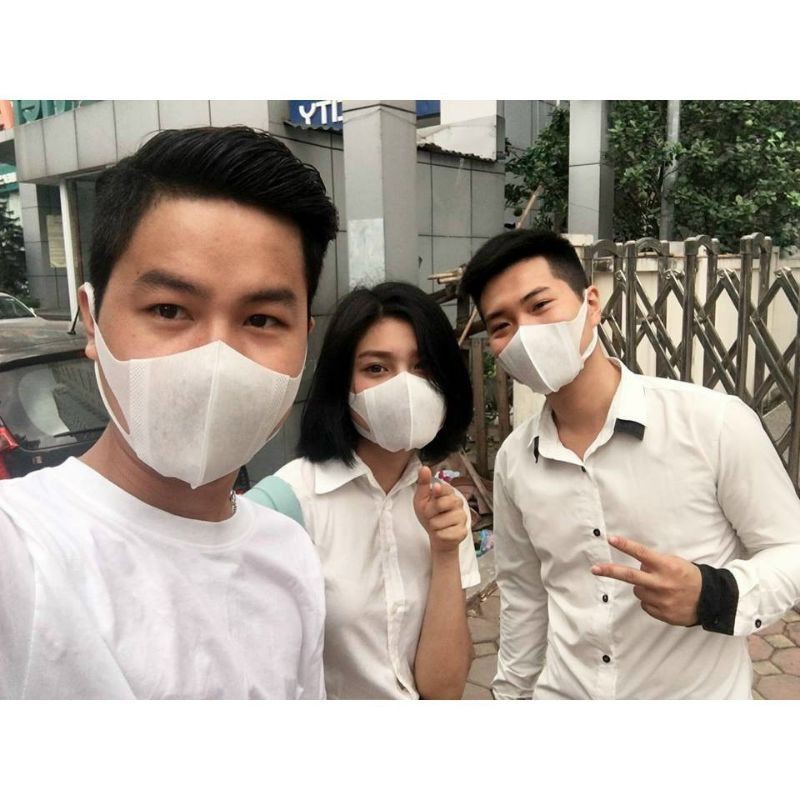 Bán lẻ túi 10 chiếc khẩu trang 3D mask các hãng