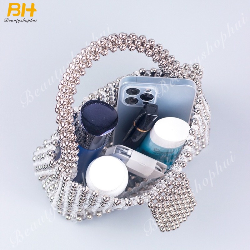 Túi Xách Đính Ngọc Trai Thủ Công Thời Trang 2022 Cho Nữ