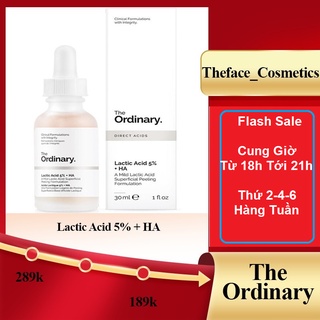 Serum The ordinary Lactic Acid 5% + HA Làm Sáng Và Đều Màu Da