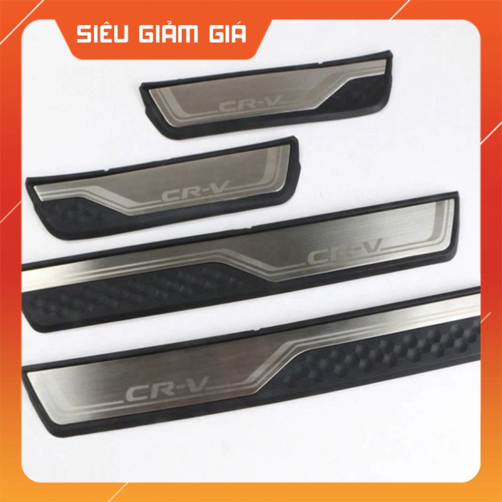 Ốp trang trí bảo vệ cửa xe Honda CRV 2018, 2019 - Bậc cửa ngoài