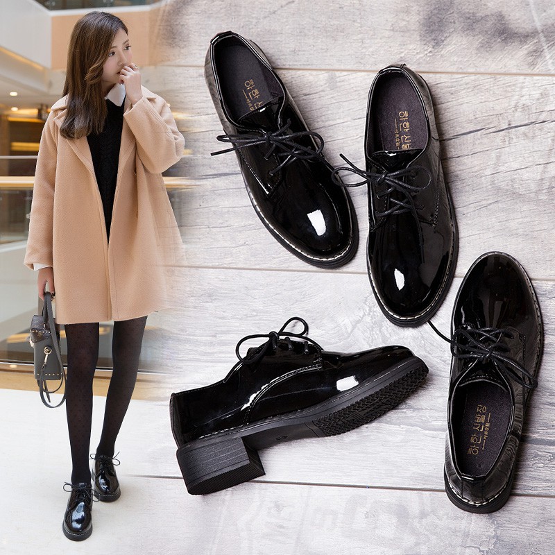 Giày oxford bằng da PU phong cách Hàn Quốc size 37/38 dành cho nữ | BigBuy360 - bigbuy360.vn