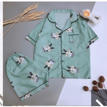 [Bộ Ngủ Pijama Đùi]-Vải Kate Thái Loại 1-Hàng Thiết Kế. | BigBuy360 - bigbuy360.vn