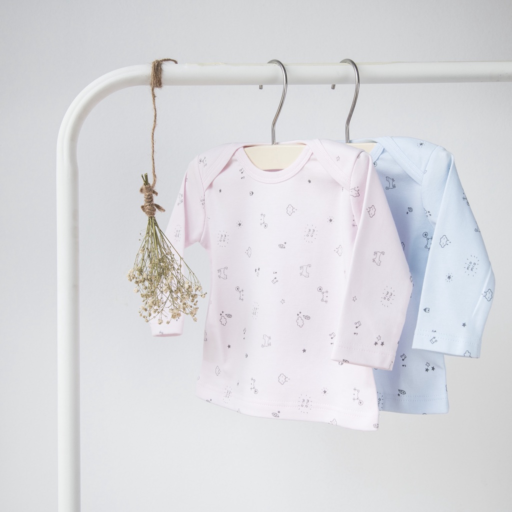 Áo Sơ Sinh Thu Đông, Cổ Chồm MIOMIO - Cho Bé Trai, Bé Gái , Vải Interlock Cotton