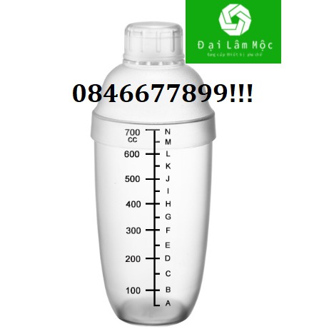 Bình Lắc Shaker Nhựa 350ML 530ML  700ML 1000ML