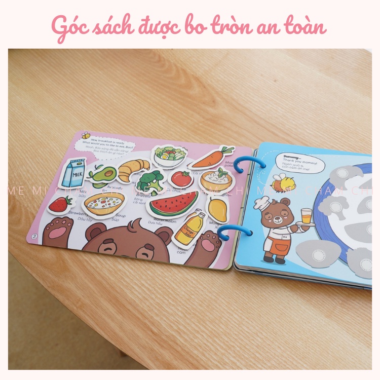 Học Liệu Bóc Dán Beezi Lalala Baby Đồ Chơi Giáo Dục Cho Bé 2-6 Tuổi