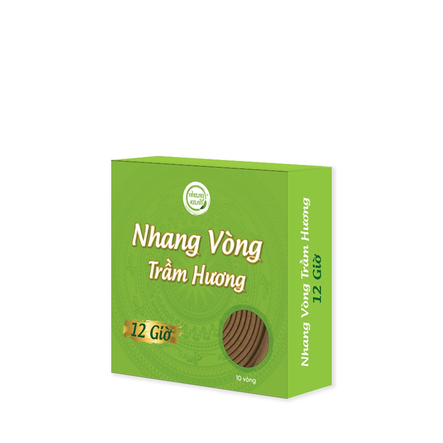 Nhang vòng trầm hương Nhang Xanh - Tỏa hương thơm 12h