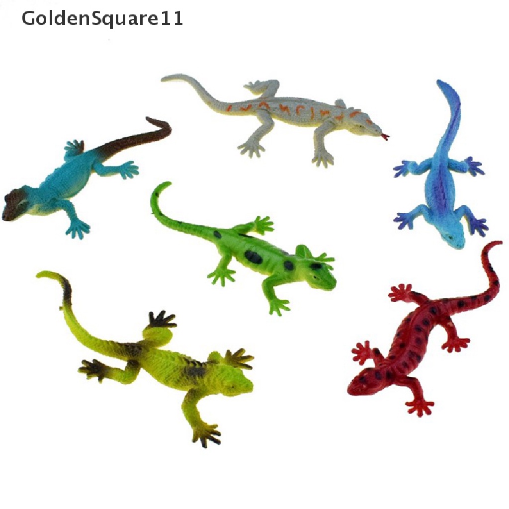 [Goldsquare11] 6 * Mô Hình Thằn Lằn Đồ Chơi Giáo Dục