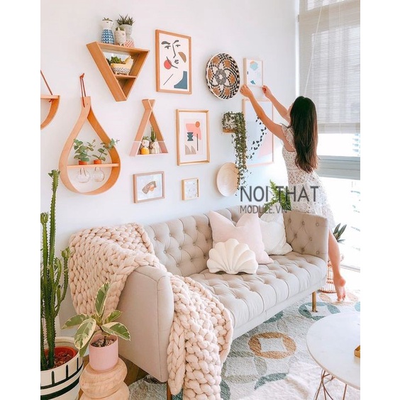 Khung Ảnh  Gỗ  treo tường nhiều kích thước A3, A4, A5, A6 gỗ thông tự nhiên ( tặng phụ kiện móc  treo )