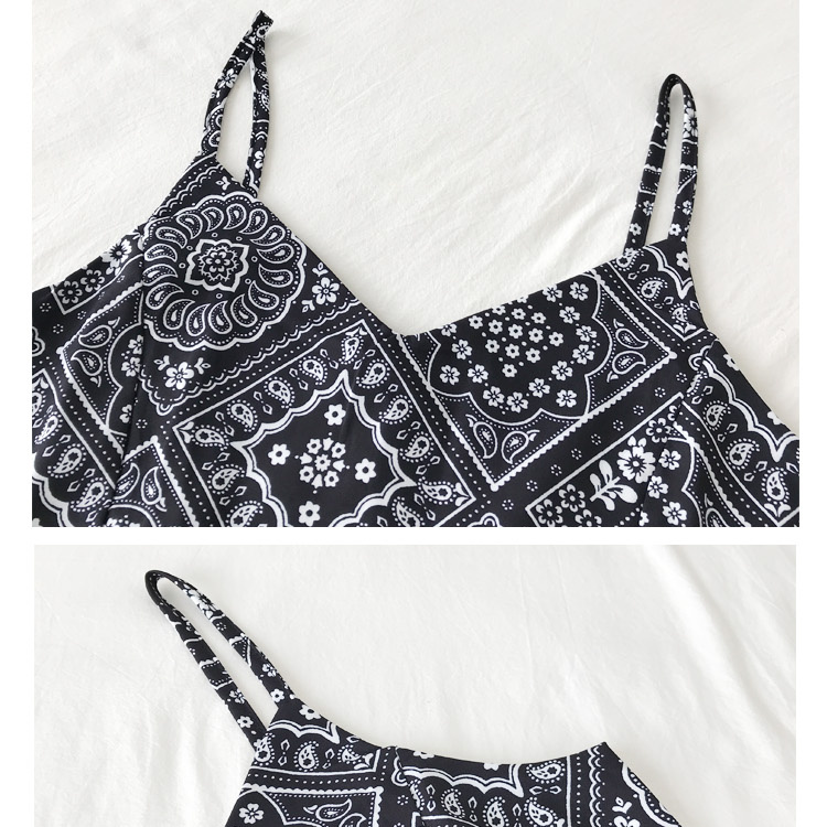 Đầm Hai Dây In Hoa Phong Cách Retro Thời Trang Dành Cho Nữ | BigBuy360 - bigbuy360.vn