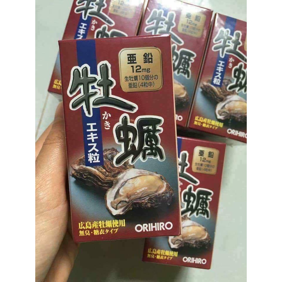 Hộp đựng_Tinh Chất Hàu Tươi Orihiro Oyster Extract Nhật Bản