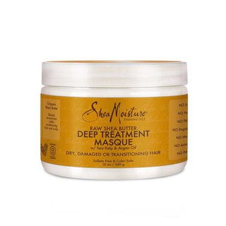 MẶT NẠ Ủ TÓC SHEAMOISTURE RAW SHEA BUTTER DEEP TREATMENT MASQUE