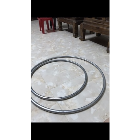 Vòng sắt phi 21 đườngkính 25cm, 28cm, 30cm, 35cm, 40cm, 60cm, 80cm, 90cm 100cm làm khung xích đu Macrame, chịu lực 200kg
