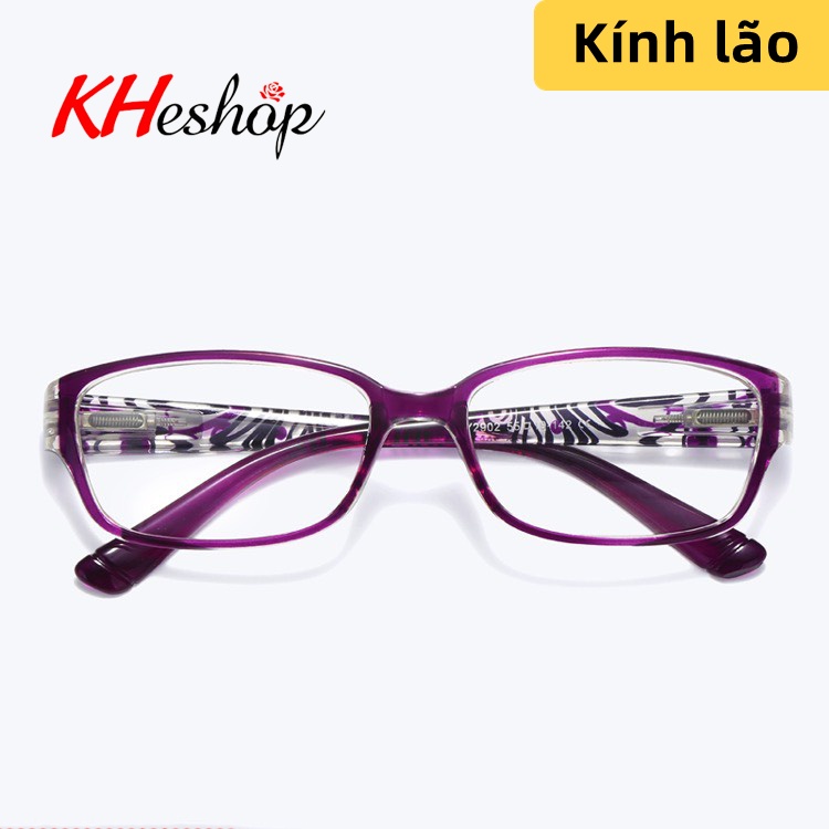 Kính lão cho người lớn tuổi in hoa văn phong cách Retro đơn giản thanh lịch, gọng lò xo mã Y2902