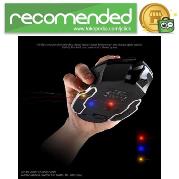 Chuột Gaming Không Dây 1800 Dpi - X8 - Màu Đen | BigBuy360 - bigbuy360.vn