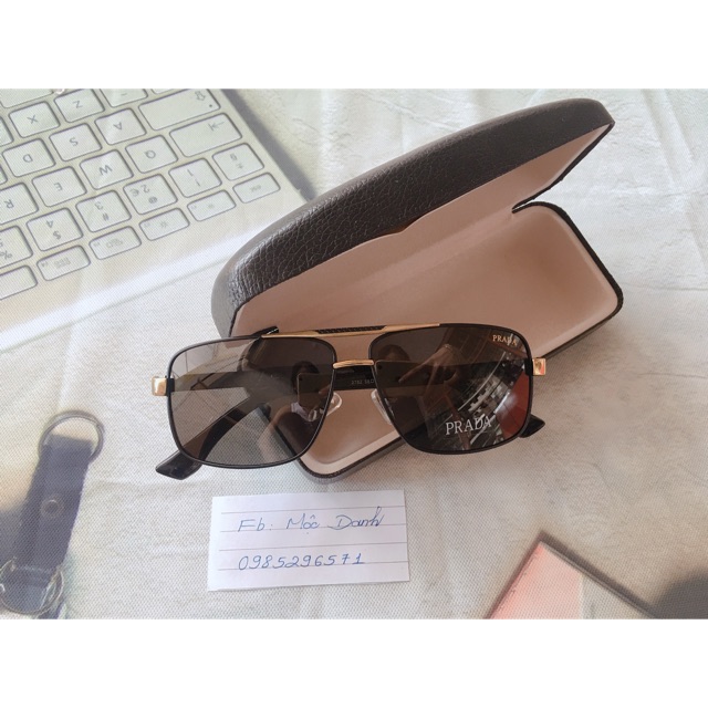 Kính Mát Nam PRADA (Mã B1) mắt kính phân cực chống UV400-váng dầu chống bám hơi sương (ảnh tự chụp)