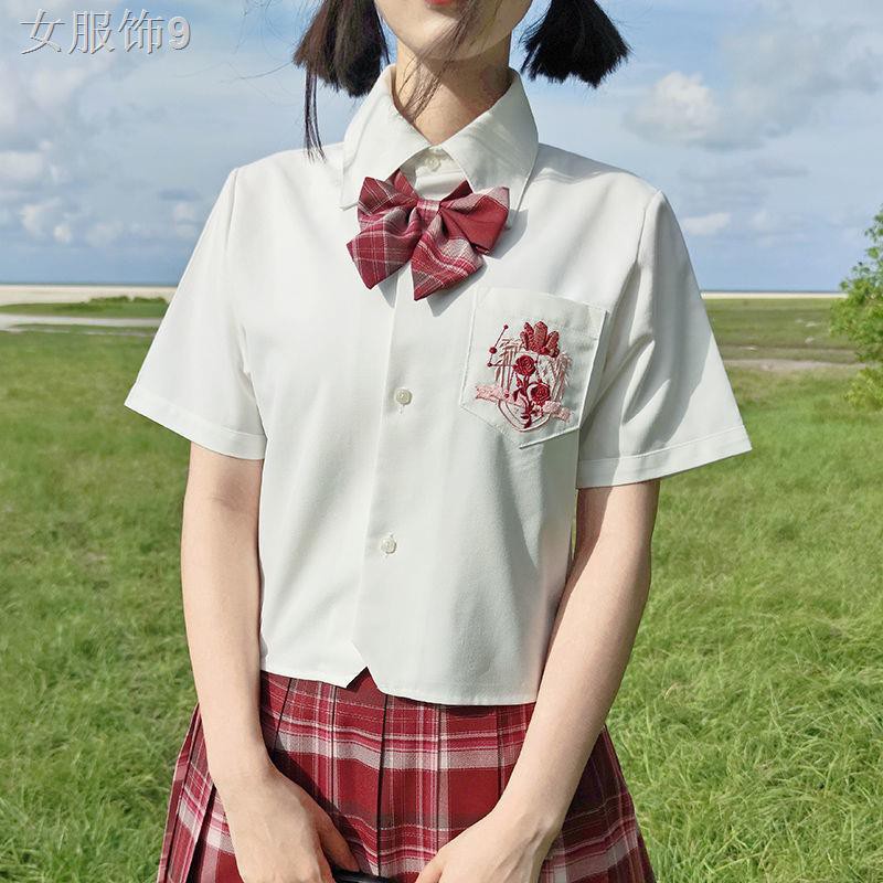 Đại học Nhật Bản cô gái mềm mại dễ thương áo phông đồng phục jk váy xếp lyUSN