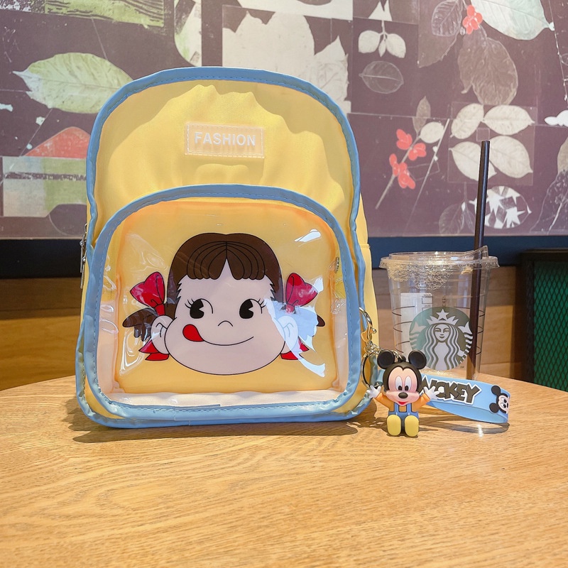 DISNEY Móc Khóa Gắn Mặt Hình Chuột Mickey Minnie Dễ Thương Cho Bé